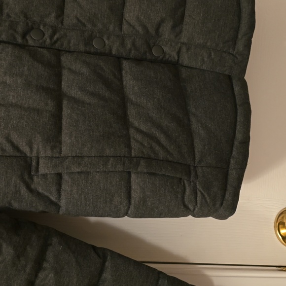 STYLUS BRAND MENS DARK GRAY HEATHER SNAP FRONT WINTER COAT SIZE XL - Picture 5 of 13